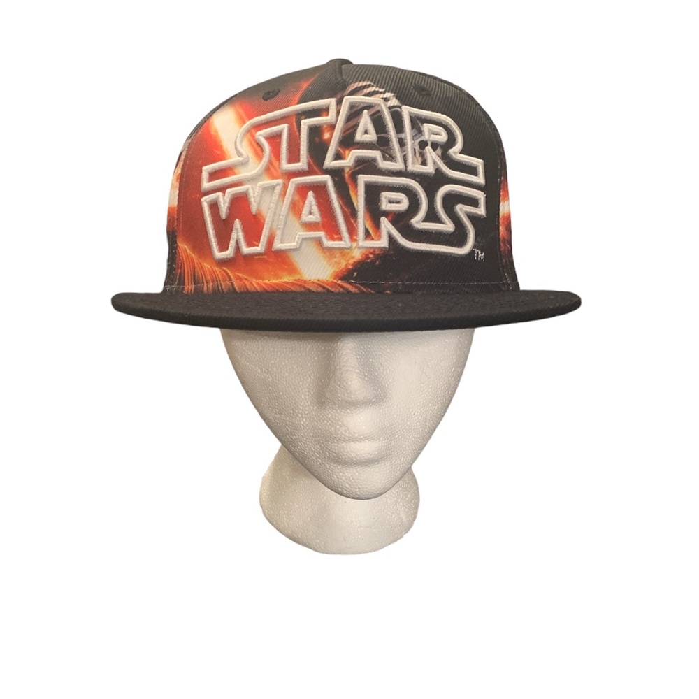 Black Star Wars Hat with Graphics EUC Unisex